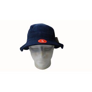 American Needle Bucket Hat Navy Blue Corduroy Size S/M Small Medium Unisex NEW